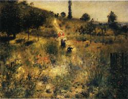 Auguste renoir Road Rising into Deep Grass oil painting image